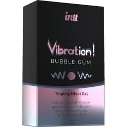 Intt - potente estimulante íntimo gel vibrador liquido chicle 15ml