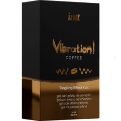 Intt - potente estimulante íntimo gel vibrador liquido café 15ml