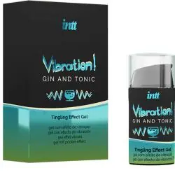 Intt - potente estimulante íntimo gel vibrador liquido gin & tonic 15ml