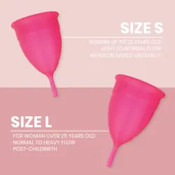 Intimichic - copa menstrual silicona medica - talla s