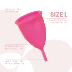 Intimichic copa menstrual silicona medica l - - 7
