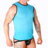 Macho camiseta azul - 3