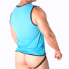 Macho camiseta azul - 4