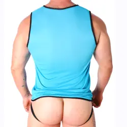 Macho - camiseta azul s/m