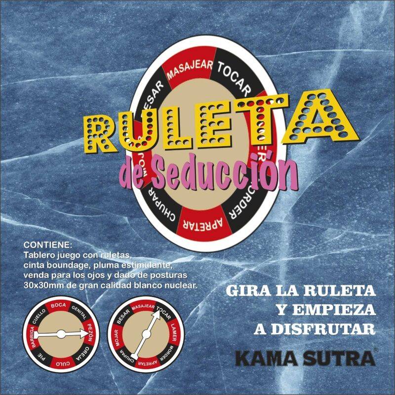 Caja de la Ruleta de seducción con su contenido