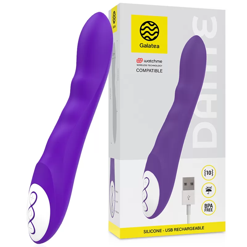 Galatea dante vibrador lila compatible con watchme wireless technology Galatea dante vibrador lila compatible con watchme wireless technology