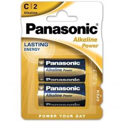 Panasonic bronze pila alkalina c lr14 blister*2