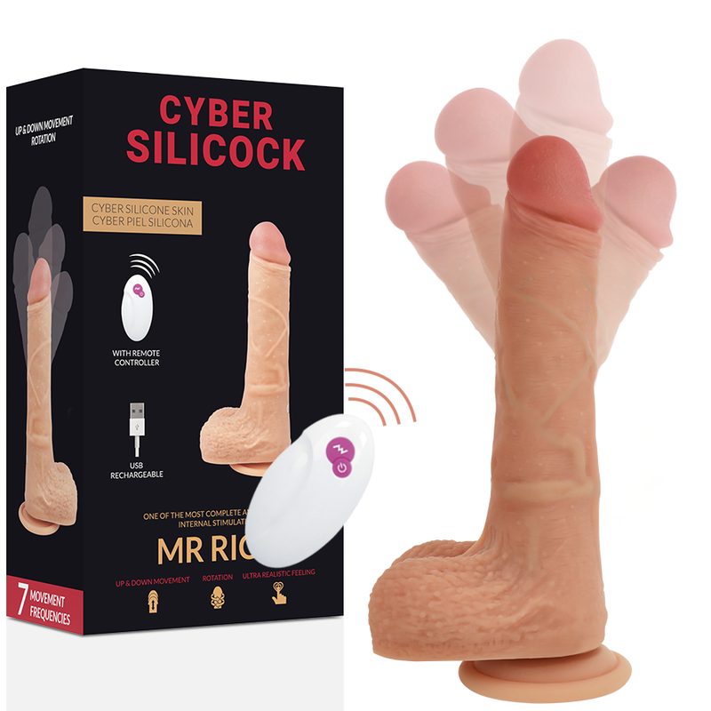 Cyber silicock realistico control remoto mr rick