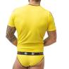 Camiseta Anais Tokio amarilla talla S, puesta por detrás
