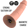 Ventosa y punto de carga magnética del vibrador Mythology Asher Original M