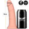 Medidas del vibrador Mythology Asher Original S: 18 cm de largo y 3,5 cm de diámetro