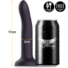 Medidas del vibrador Mythology Duman Mystic M: 17 cm de largo y 3 cm de diámetro