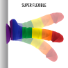 Dildo Mythology Corey Pride M doblándose, para enseñar lo flexible que es