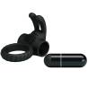 Pretty love eudora anillo vibrador con estimulador - 5