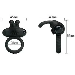 Pretty love eudora anillo vibrador con estimulador - 6