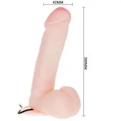 Baile - dildo realístico con vibración y rotación 20 cm Baile - dildo realístico con vibración y rotación 20 cm