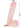 Baile dildo realistico con vibracion 20 cm - 4