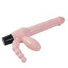 Arnes sin cuerda tpr con vibracion y estimulacion anal 25.4cm - 2