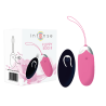 Intense Flippy II huevo vibrador recargable rosa, caja con el producto