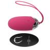 Intense Flippy II huevo vibrador recargable rosa, huevo y mando vistos desde arriba