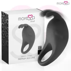 Moressa - brad premium silicone recargable negro
