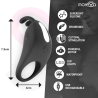 Moressa brad premium silicone recargable negro - 5