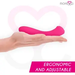 Moressa - celso masajeador duo punto g y suero pelvico premium silicone recargable