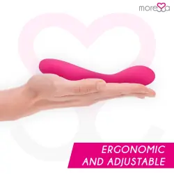 Moressa - druso masajeador duo punto g y suero pelvico premium silicone recargable