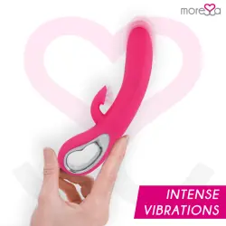 Moressa - dustin ondas estimuladoras clitorial y potente vibración premium silicone recargable