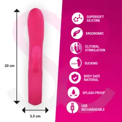 Moressa - dustin ondas estimuladoras clitorial y potente vibración premium silicone recargable