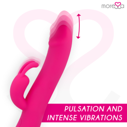 Moressa - molly impulsor up&down y potente vibración premium silicone recargable
