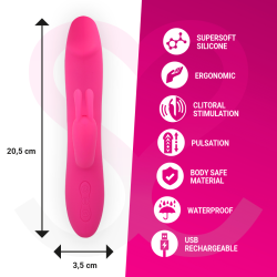 Moressa - molly impulsor up&down y potente vibración premium silicone recargable