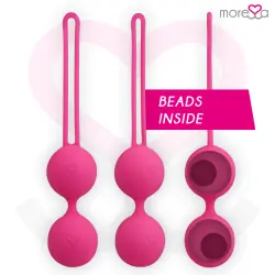 Moressa - osian two entrenamiento suelo pelvico 101gr premium silicona rosa