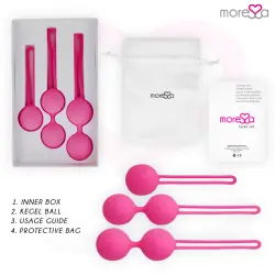 Moressa - osian set premium silicona rosa (osian one - 51 g | osian two - 101 g | osian three 85 g)