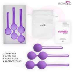 Moressa osian set premium silicona lila - - 10