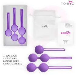 Moressa - osian set osian one; 51 gr / osian two; 101 gr / osian three 85 gr premium silicona lila