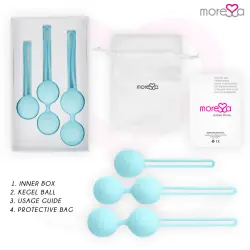 Moressa - osian set osian one; 51 gr / osian two; 101 gr / osian three 85 gr premium silicona turquesa