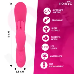 Moressa - telmo tickling clitorial premium silicone recargable