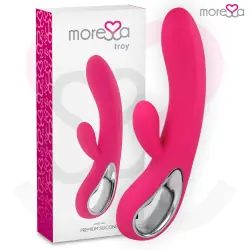 Moressa - troy masajeador punto g y clitoris premium silicone recargable Moressa - troy masajeador punto g y clitoris premium silicone recargable