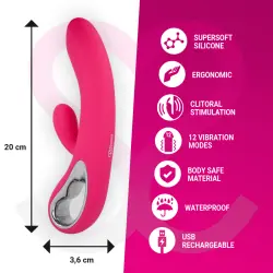 Moressa - troy masajeador punto g y clitoris premium silicone recargable Moressa - troy masajeador punto g y clitoris premium silicone recargable