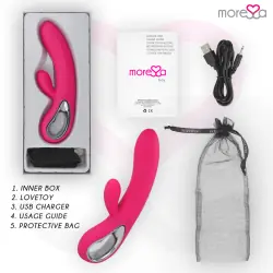 Moressa - troy masajeador punto g y clitoris premium silicone recargable Moressa - troy masajeador punto g y clitoris premium silicone recargable