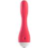Vibrador Ooh by Je Joue coral de frente, con el motor
