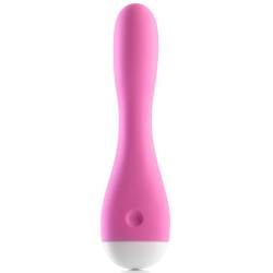 Vibrador Ooh by Je Joue rosa de frente, con el motor