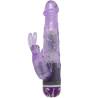 Vibrador rabbit Baile lila transparente