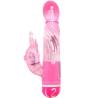 Baile vibrador multivelocidad con estimulador rosa - 1
