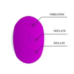 Pretty love - dempsey vibrador hinchable recargable