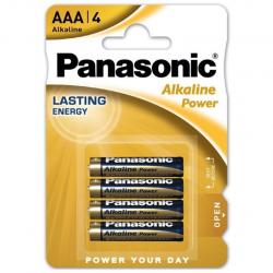 Panasonic bronze pila alcalina aaa lr03 blister*4