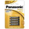 Blíster de 4 pilas Panasonic Alkaline Power AAA LR03
