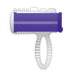 Casual love - ring vibrador lengua lila