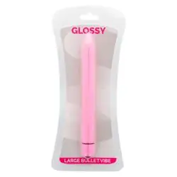Glossy - slim vibrador rosa